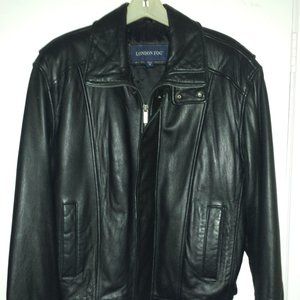 Mens London Fog Leather Jacket
